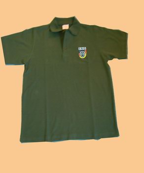 Polo unisex 1/2 Arm, gr&uuml;n