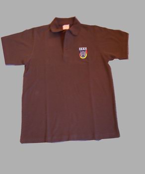 Polo unisex 1/2 Arm, schwarz
